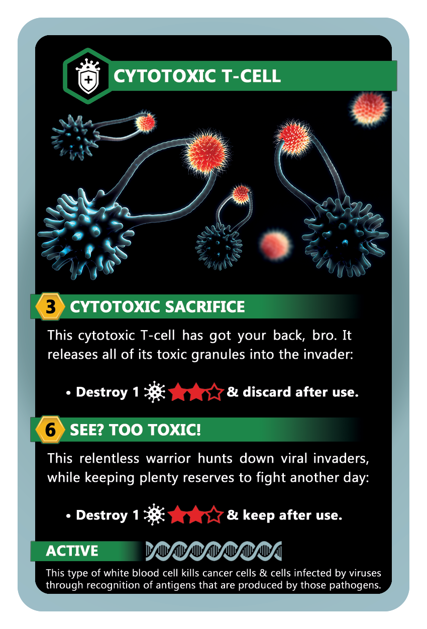 Cytotoxic T-Cell ImmunoWars ImmunoCard
